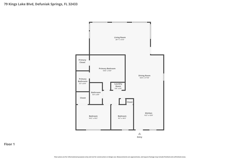 3 bedroom Detached Single Family at 79 Kings Lake Boulevard, King Lake Estates, DeFuniak Springs — photo 2