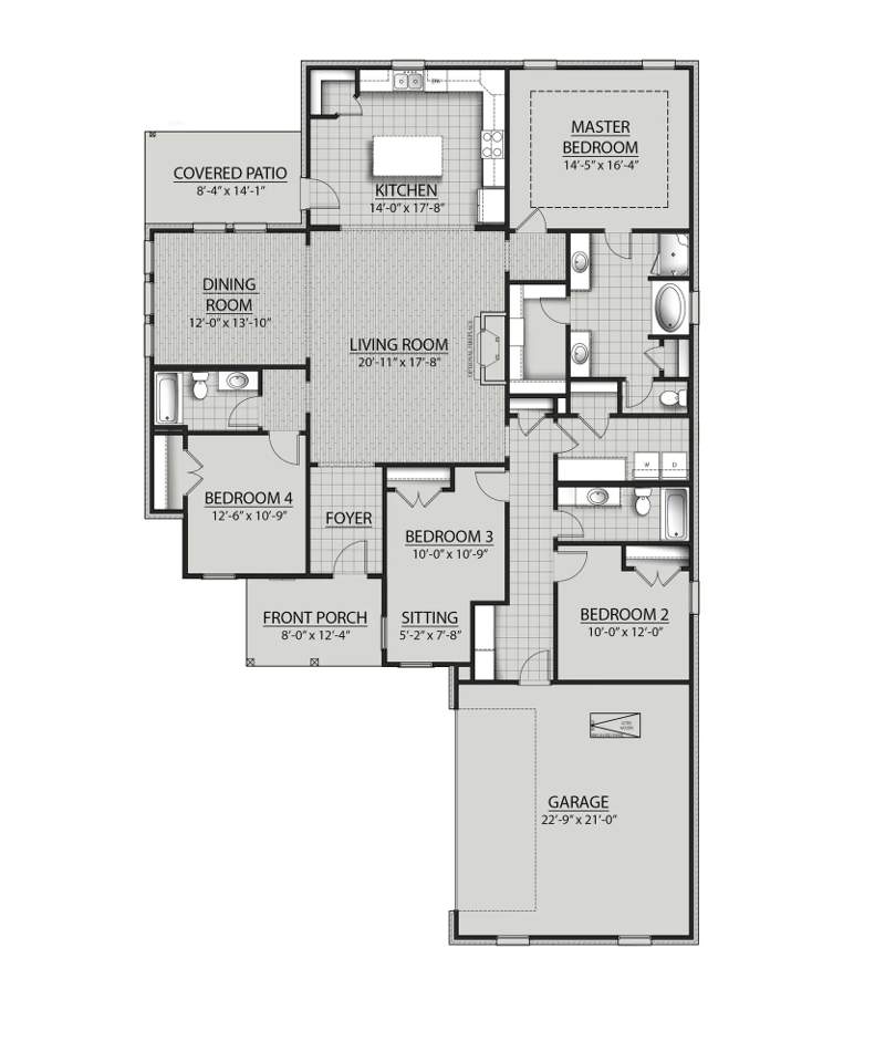 4 bedroom Detached Single Family at 205 E Tweet Street, Hammock Bay - Bird Song, Freeport — photo 3