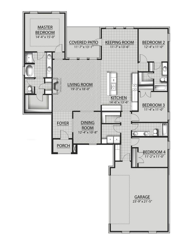 4 bedroom Detached Single Family at 119 E Tweet Street, Hammock Bay - Bird Song, Freeport — photo 3