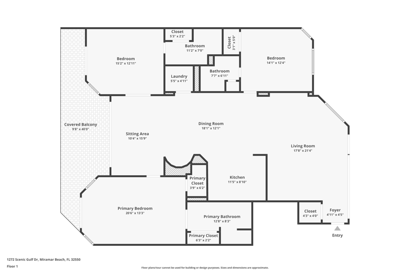 3 bedroom Condominium at 1272 Scenic Gulf Drive #Unit 603, Empress (The), Miramar Beach — photo 3