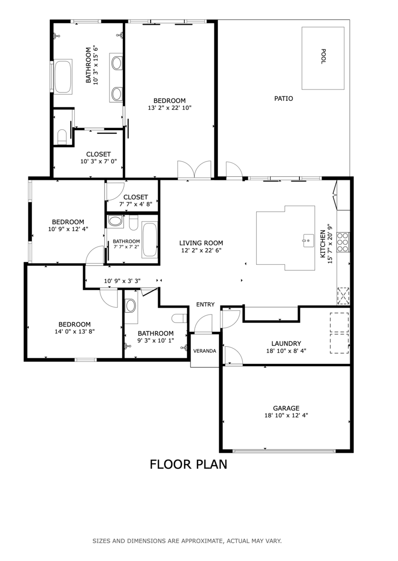 3 bedroom Detached Single Family at 184 Nightcap Street, Seagrove 5th Addn, Santa Rosa Beach — photo 2