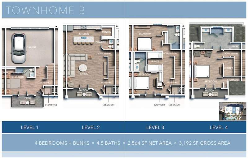 4 bedroom Townhouse at Tbd Henderson Resort Way #B, Townhomes at Henderson Beach Resort, Destin — photo 3