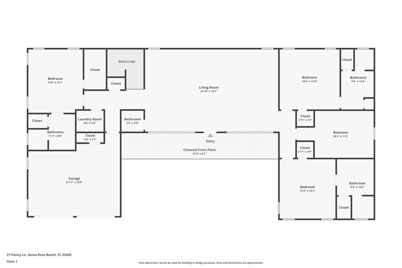 10 bedroom Detached Single Family at 21 Penny Lane, Colleen's Cove, Santa Rosa Beach — photo 2