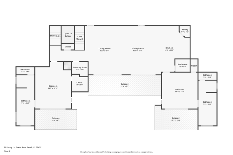10 bedroom Detached Single Family at 21 Penny Lane, Colleen's Cove, Santa Rosa Beach — photo 4