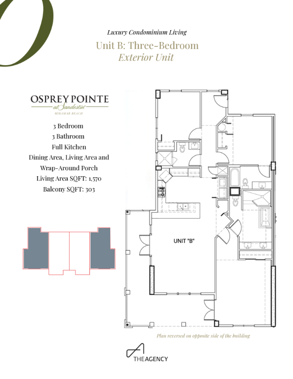 3 bedroom Condominium at 9000 E Heron Walk Drive #5401, Osprey Pointe, Miramar Beach — photo 3