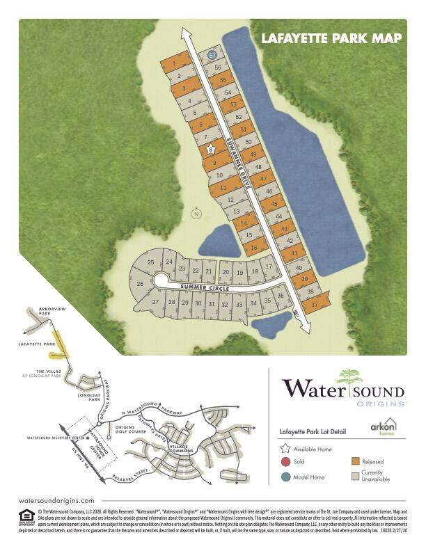 5 bedroom Detached Single Family at Tbd Suwannee Drive #Lot 8, Watersound Origins - Lafayette Park (Longleaf Park - Phase 3 per Recorded Plat), Watersound — photo 2