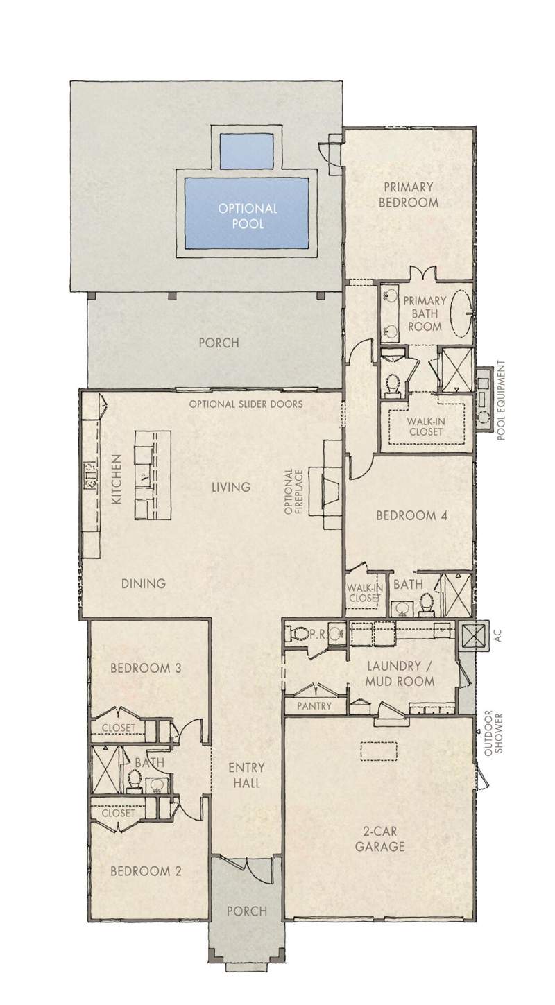 4 bedroom Detached Single Family at 31 Pollard Cove West #Lot 49, Watersound Origins, Watersound — photo 5