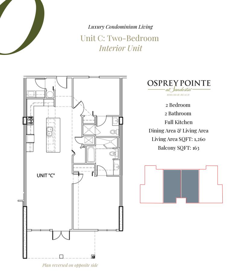 2 bedroom Condominium at 9000 E Heron Walk Drive #4302, Osprey Pointe, Miramar Beach — photo 3