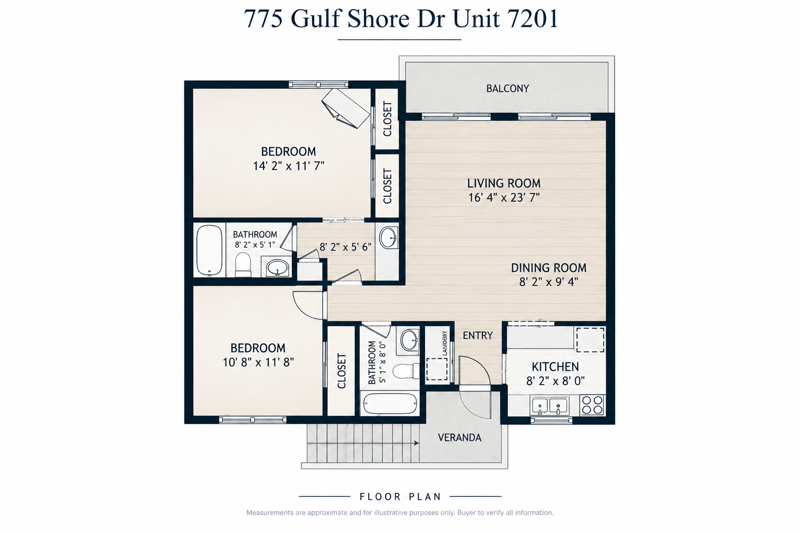 2 bedroom Condominium at 775 Gulf Shore Drive #Unit 7201, Sandpiper Cove Ph 20, Destin — photo 2