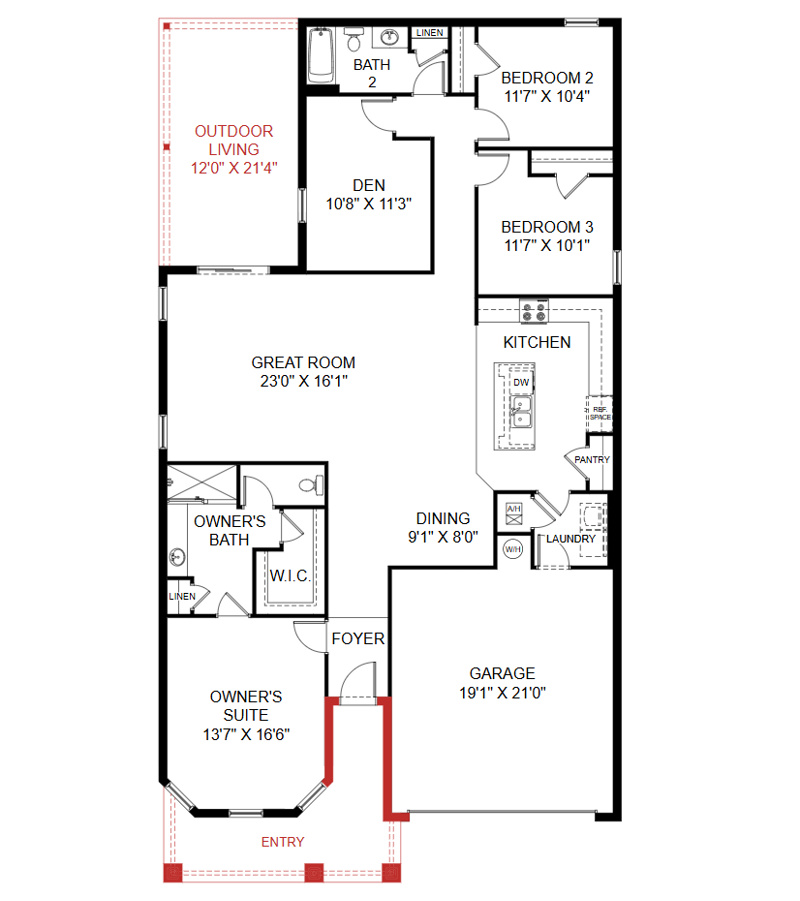 3 bedroom Detached Single Family at 136 Natureview Way, natureview, Freeport — photo 2