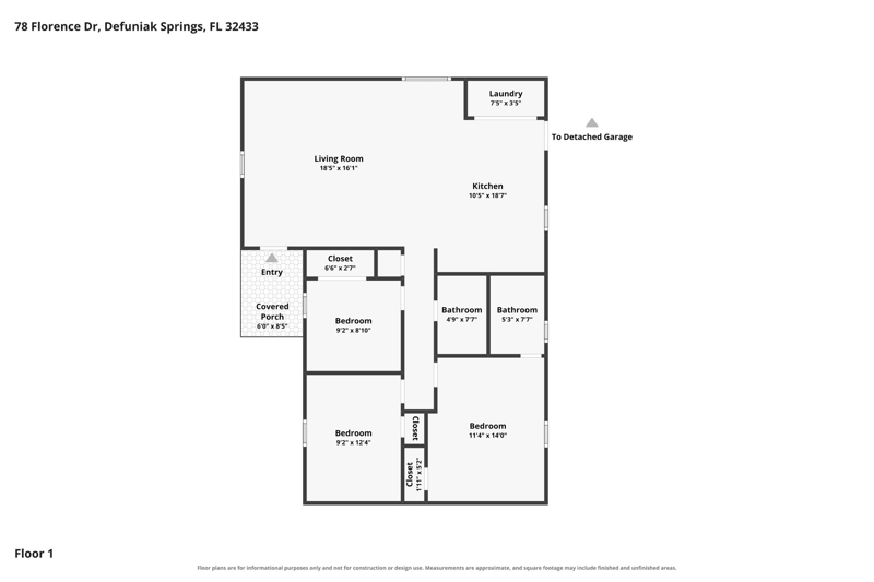 3 bedroom Detached Single Family at 78 Florence Drive, Lake Juniper Estates Unit 3, DeFuniak Springs — photo 2