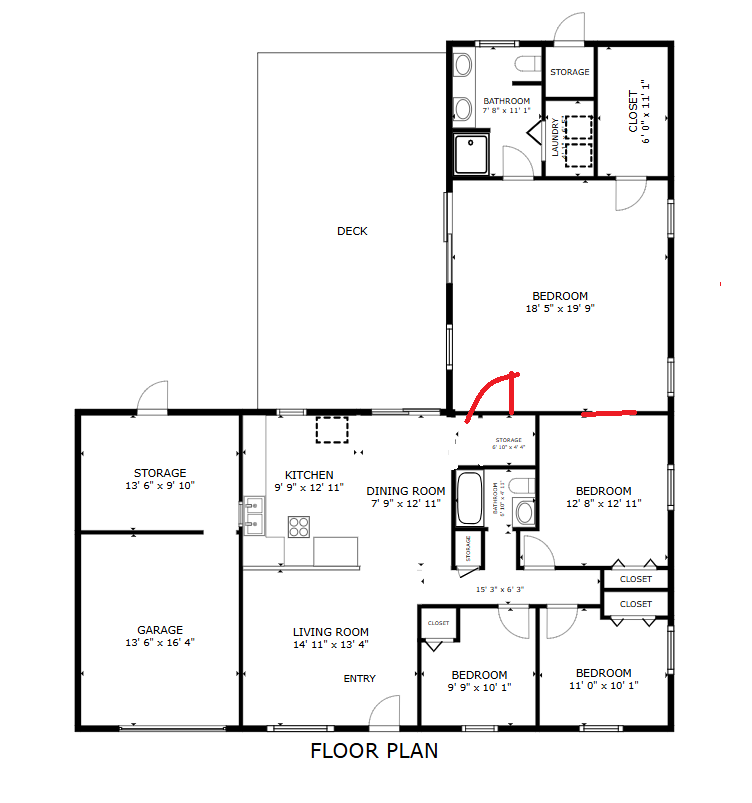 4 bedroom Detached Single Family at 113 NW Memorial Parkway, 113 Memorial Pkwy NW Fort Walton Beach, FL, 32548 1st Add Vesta Htslot 28 Blk 6, Fort Walton Beach — photo 2