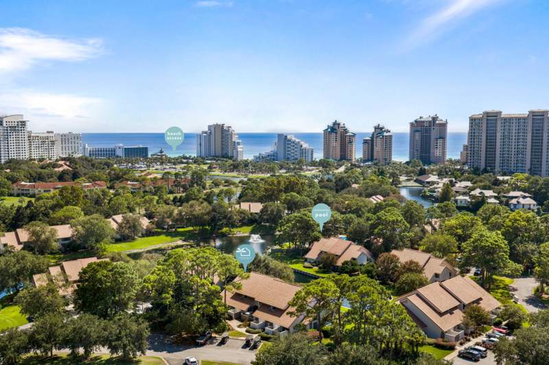 2 bedroom Townhouse at 5104 Beachwalk Place, Beachwalk Villas Ph 04, Miramar Beach — photo 2