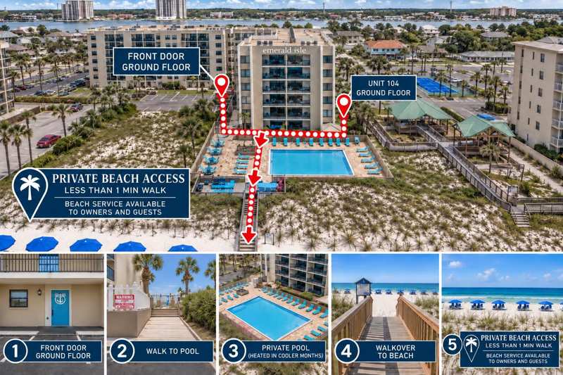 1 bedroom Condominium at 770 Sundial Court #104, Emerald Isle, Fort Walton Beach — photo 1