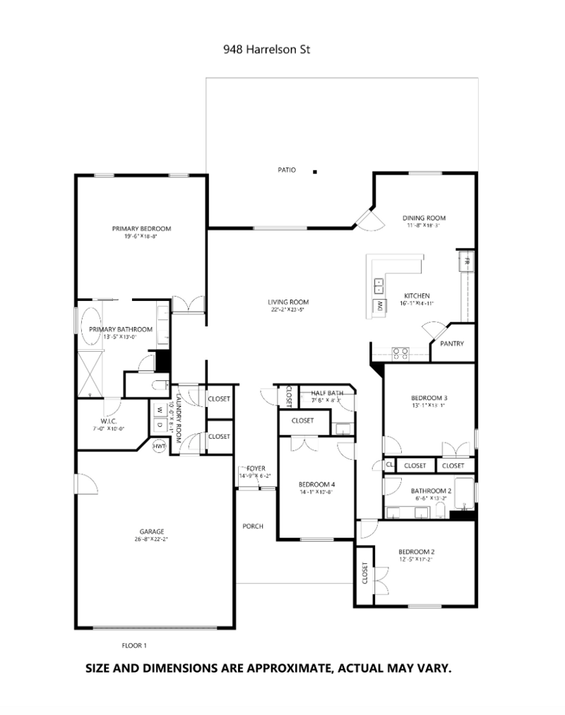 4 bedroom Detached Single Family at 948 Harrelson Drive, Watkins Cove, Fort Walton Beach — photo 2
