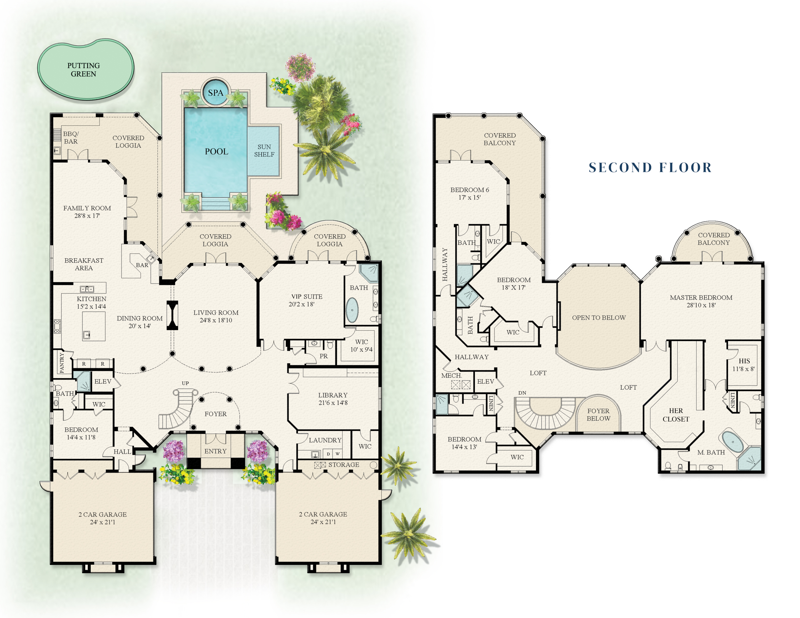 6 bedroom Single Family Residence at 121 Royal Palm Way, Royal Palm Yacht & Country Club, Boca Raton — photo 3