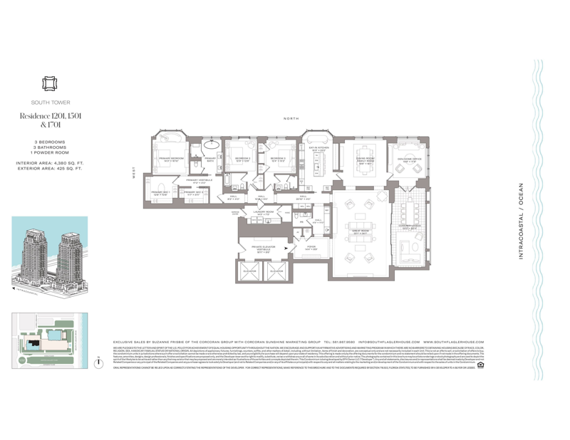 3 bedroom Condominium at 1355 S Flagler Drive #1501, Jefferson Park, West Palm Beach — photo 2