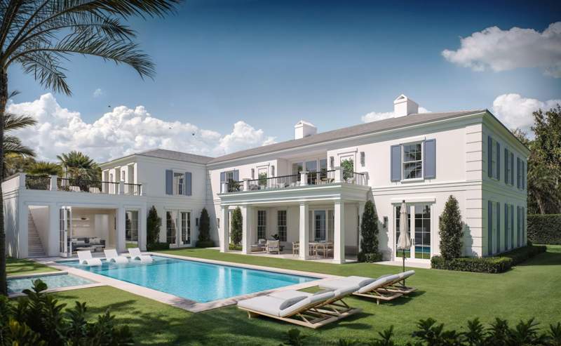 6 bedroom Single Family Residence at 124 Cocoanut Row, Primavera Estates (Lake Front), Palm Beach — photo 1