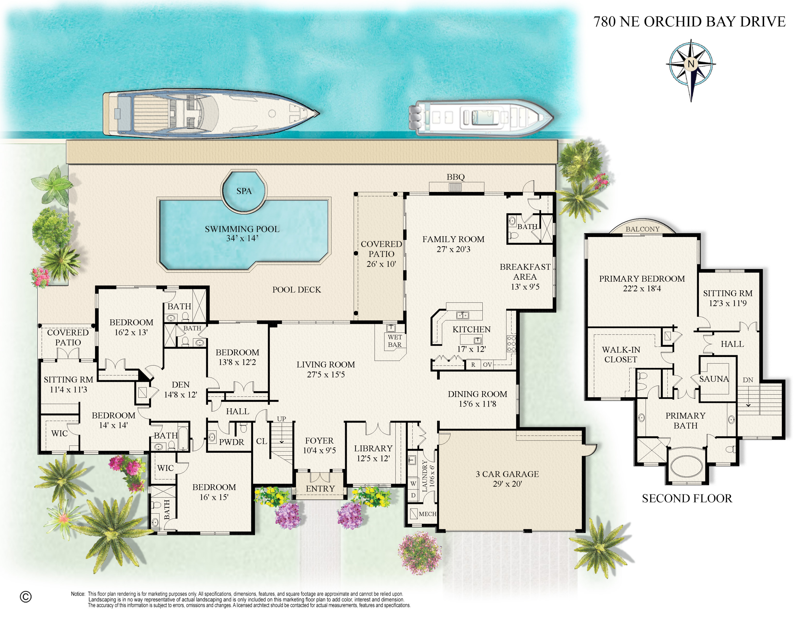 5 bedroom Single Family Residence at 780 NE Orchid Bay Drive, Boca Bay Colony, Boca Raton — photo 2