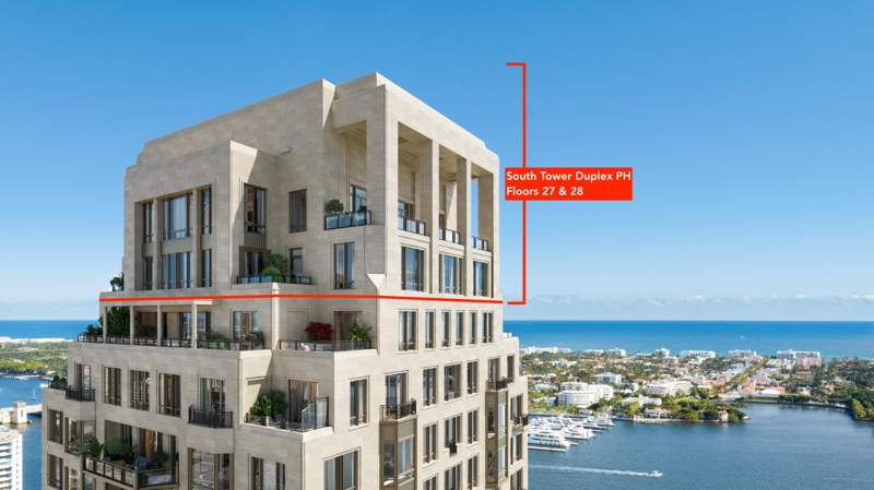 7 bedroom Condominium at 1355 S Flagler Drive #South Tower Duplex Ph, Jefferson Park, West Palm Beach — photo 1