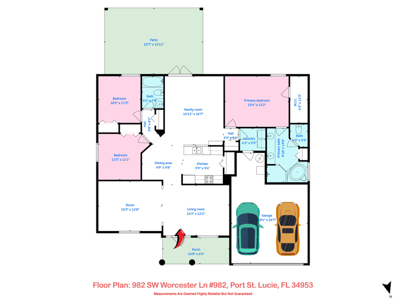 3 bedroom Single Family Residence at 982 SW Worcester Lane, Port St Lucie Section 12, Port St. Lucie — photo 3