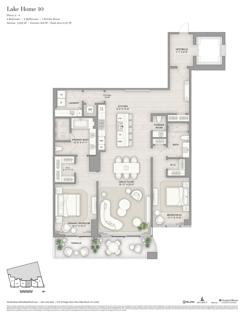 2 bedroom Condominium at 1717 N Flagler Drive #410, The Ritz-Carlton Residences West Palm Beach, West Palm Beach — photo 2