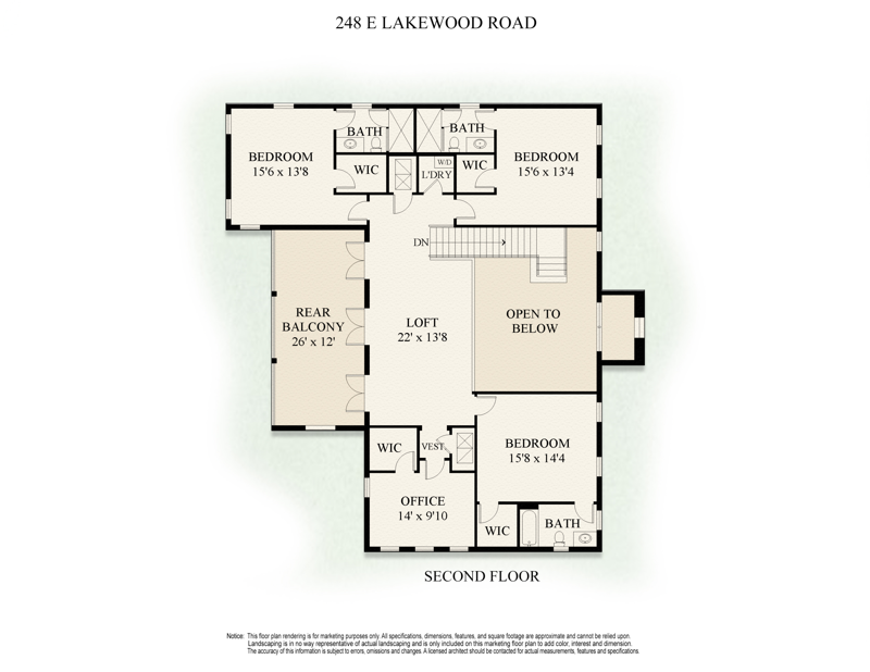 6 bedroom Single Family Residence at 248 E Lakewood Road, Lakewood, West Palm Beach — photo 4