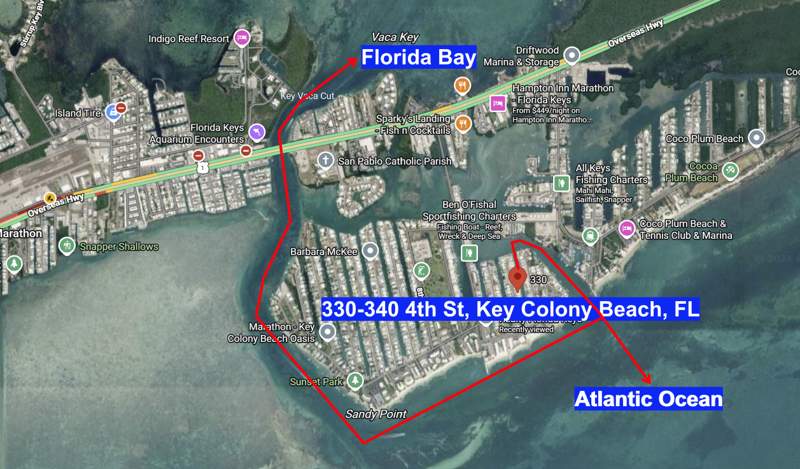 3 bedroom Duplex at 330-340 4th Street, Key Colony Beach (53.5), Key Colony — photo 2