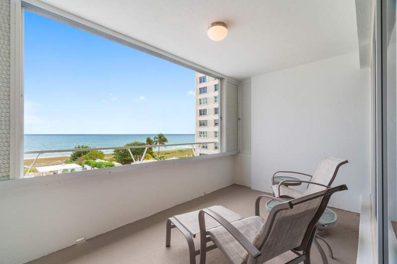 2 bedroom Stock Cooperative at 1850 S Ocean Boulevard #502, Crane Crest Apts Co-op, Pompano Beach — photo 3