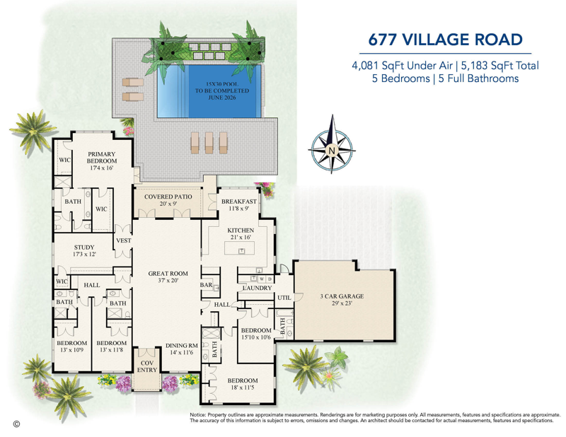 5 bedroom Single Family Residence at 677 Village Road, Old Port Village 1, North Palm Beach — photo 2