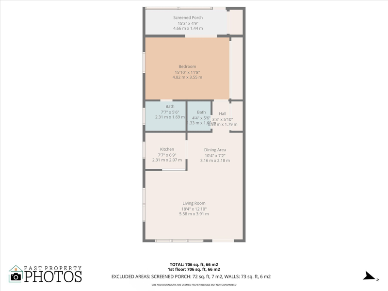 1 bedroom Condominium at 5 Markham A #A, Markham A Condo, Deerfield Beach — photo 2