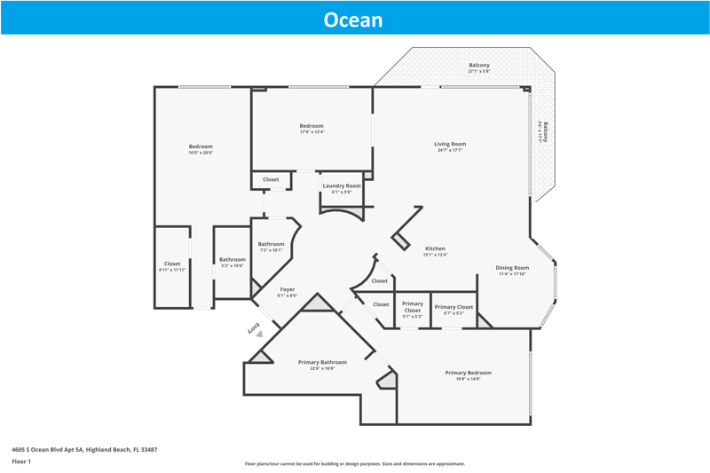 3 bedroom Condominium at 4605 S Ocean Boulevard #5a, Parker Highland Condo, Highland Beach — photo 2