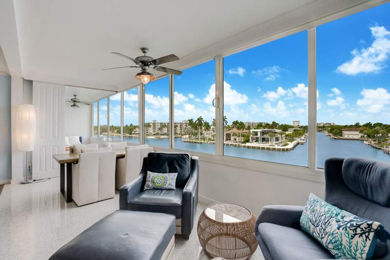 1 bedroom Stock Cooperative at 201 N Riverside Drive #402, Harbor House Apartment Co-Op, Pompano Beach — photo 2