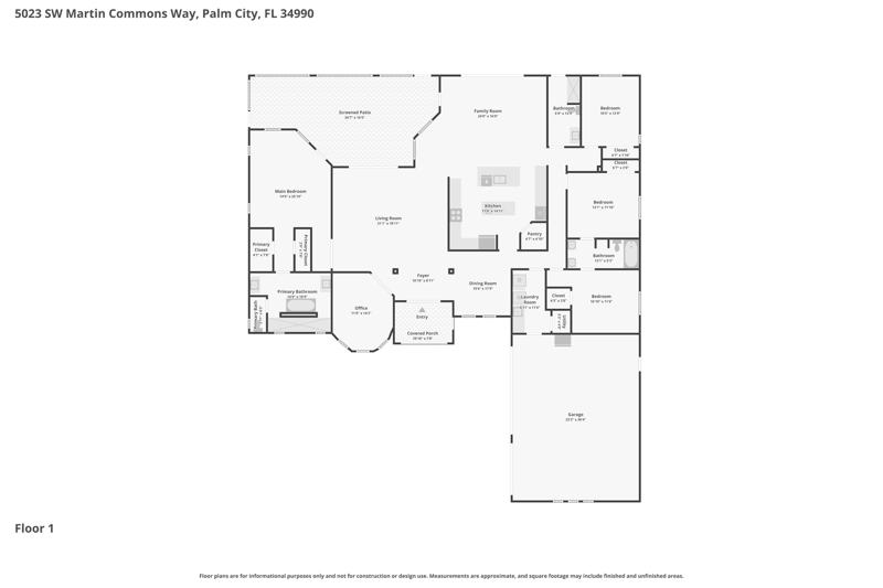 4 bedroom Single Family Residence at 5023 SW Martin Commons Way, Palm City Farms, Palm City — photo 2