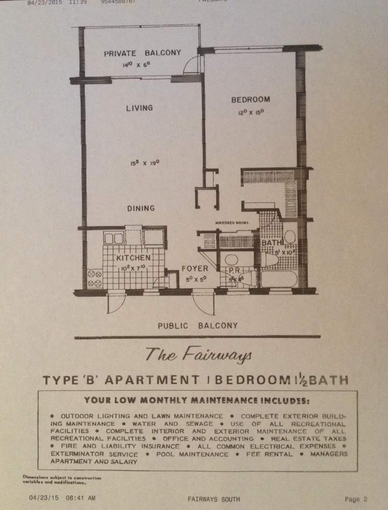1 bedroom Stock Cooperative at 700 NE 14th Avenue #404, Fairways North Co-Op, Hallandale Beach — photo 4