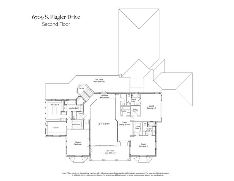 5 bedroom Single Family Residence at 6709 S Flagler Drive, Gladeport, West Palm Beach — photo 4