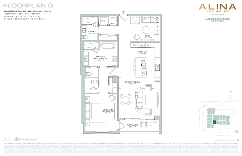 1 bedroom Condominium at 200 SE Mizner Boulevard #810, Alina Boca Raton Condo, Boca Raton — photo 3