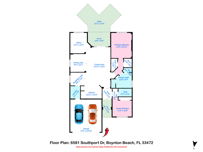 3 bedroom Single Family Residence at 6581 Southport Drive, Aberdeen Addison Green, Boynton Beach — photo 2