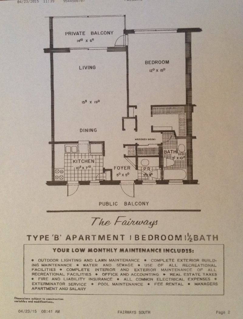 1 bedroom Stock Cooperative at 700 NE 14th Avenue #404, Fairways North Co-Op, Hallandale Beach — photo 2