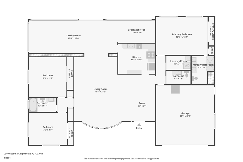 3 bedroom Single Family Residence at 2940 NE 39th Court, Venetian Isles 2nd Sec, Lighthouse Point — photo 2