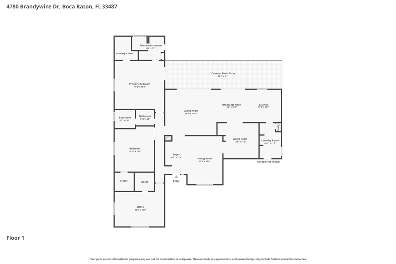 3 bedroom Single Family Residence at 4780 Brandywine Drive, Pheasant Walk Sec 2, Boca Raton — photo 2