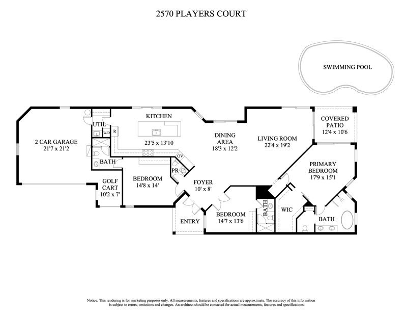 3 bedroom Single Family Residence at 2570 Players Court, Eagles Landing Of P B Polo And Country Club, Wellington — photo 2