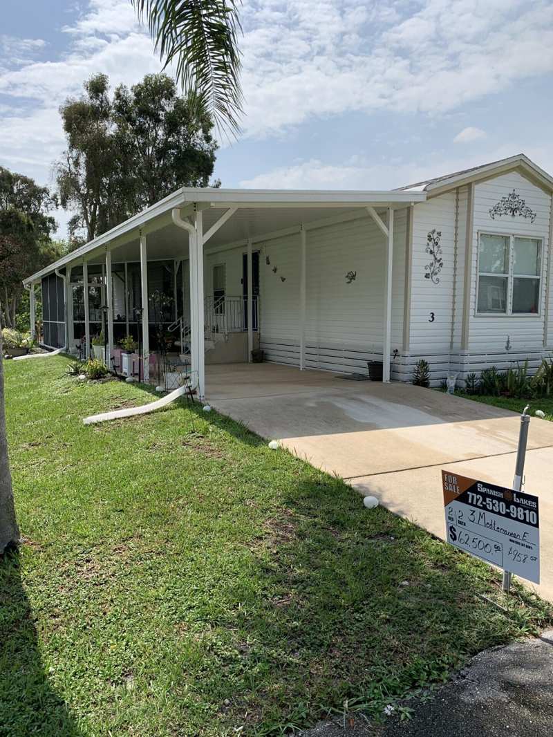 2 bedroom Manufactured Home at 3 Mediterranean Boulevard, Spanish Lakes I, Port St. Lucie — photo 1