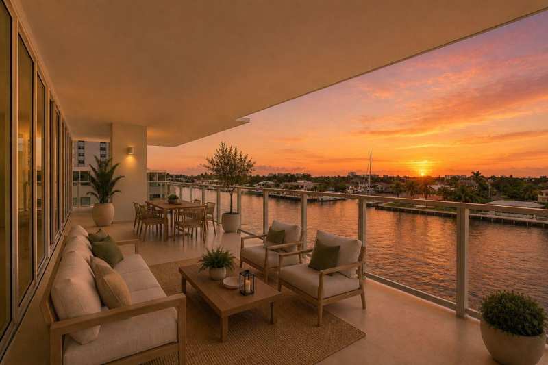 3 bedroom Condominium at 407 N Riverside Drive #401, Entourage in the Sun, Pompano Beach — photo 1