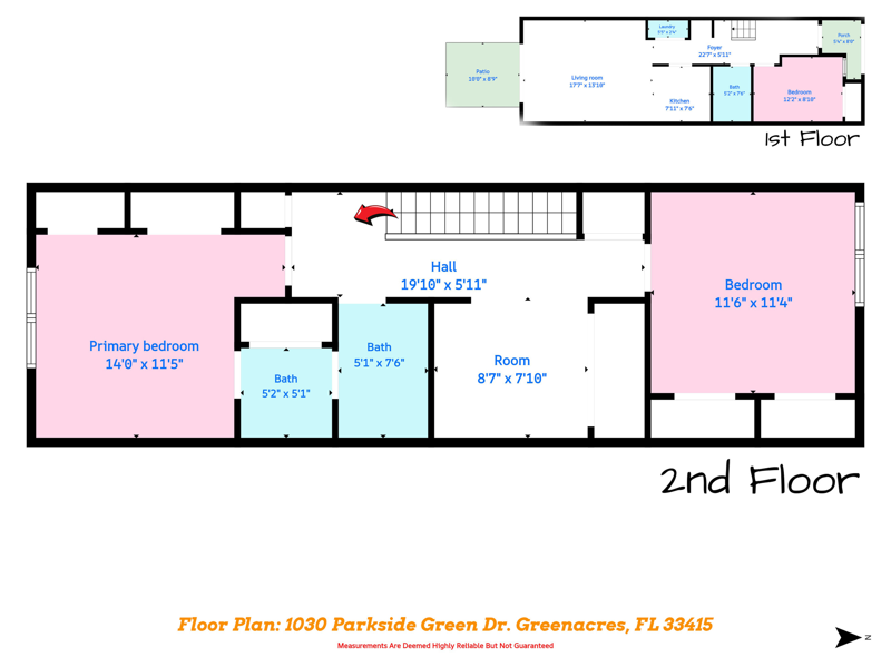 3 bedroom Townhouse at 1030 Parkside Green Drive #A, Parkside Green, Greenacres — photo 4