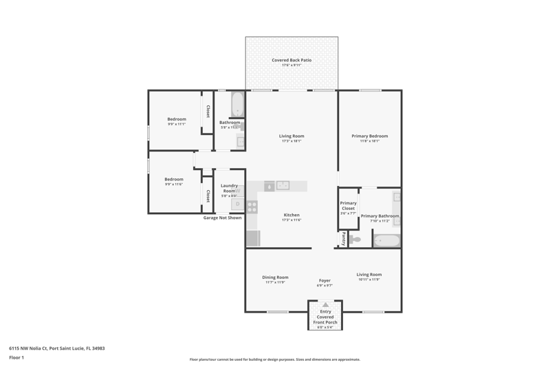 3 bedroom Single Family Residence at 6115 NW Nolia Court, Port St Lucie Section 48 1st Replat, Port St. Lucie — photo 2