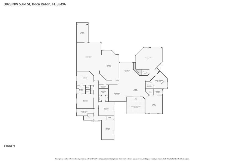 5 bedroom Single Family Residence at 3828 NW 53rd Street, Devon Place, Boca Raton — photo 3