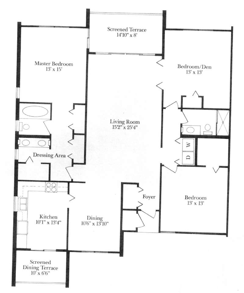 3 bedroom Condominium at 2536 NW Seagrass Drive #2a, Harbour Ridge Yacht & Country Club - Bayhead Villa, Palm City — photo 3