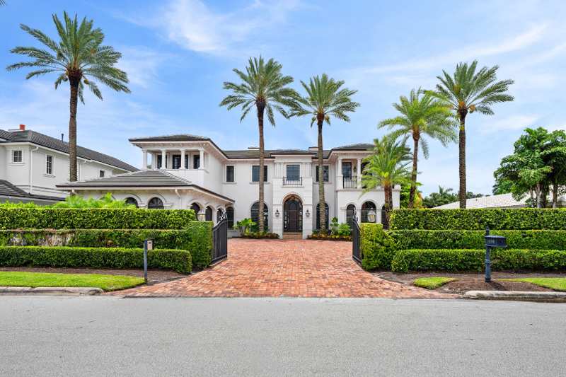 6 bedroom Single Family Residence at 450 S Maya Palm Drive, Royal Palm Yacht & Country Club, Boca Raton — photo 1