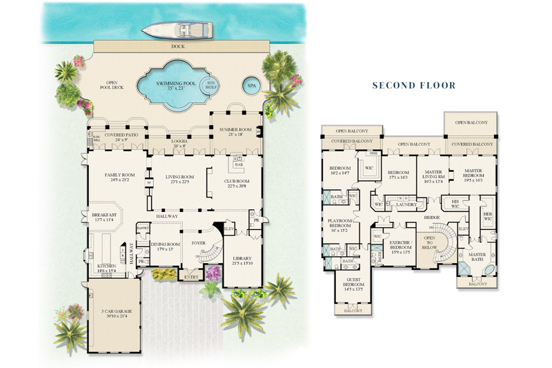 6 bedroom Single Family Residence at 450 S Maya Palm Drive, Royal Palm Yacht & Country Club, Boca Raton — photo 3